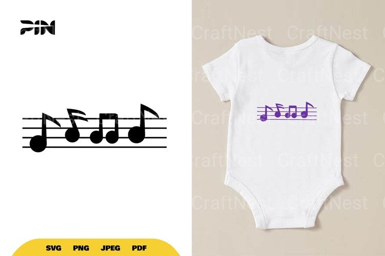 Music Note SVG Bundle - CraftNest - Digital Crafting and Art