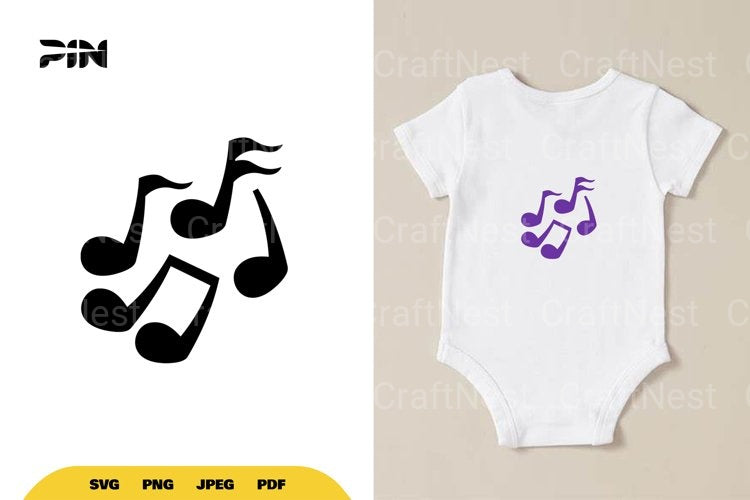 Music Note SVG Bundle - CraftNest - Digital Crafting and Art
