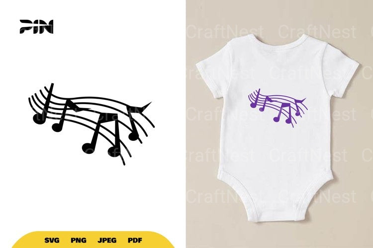 Music Note SVG Bundle - CraftNest - Digital Crafting and Art