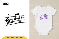 Music Note SVG Bundle - CraftNest - Digital Crafting and Art