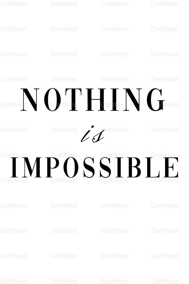 Minimalist Quote Wall Art Prints - CraftNest - Digital Crafting and Art