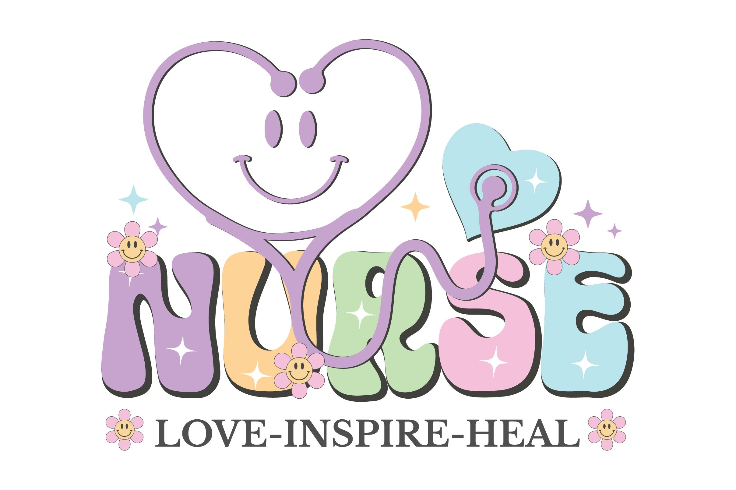 Nurse Love Inspire Heal SVG Bundle - CraftNest - Digital Crafting and Art