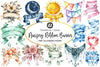 Nursery Ribbon Banner Clipart Bundle