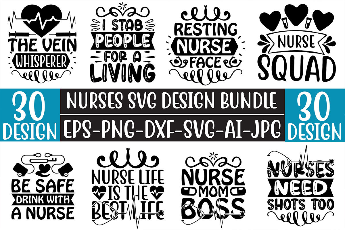 Nurse SVG Bundle 2 - CraftNest - Digital Crafting and Art