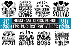 Nurse SVG Bundle 2 - CraftNest - Digital Crafting and Art