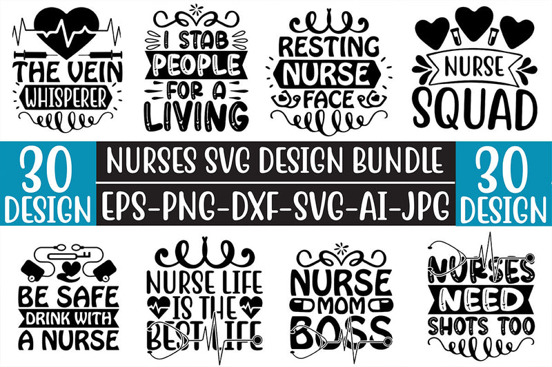 Nurse SVG Bundle 2 - CraftNest - Digital Crafting and Art