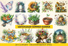 Summer Garden Clipart Bundle