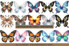 Butterfly Sublimation Clipart Bundle