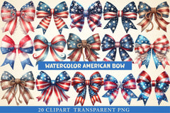 American Bow Clipart - CraftNest - Digital Crafting and Art