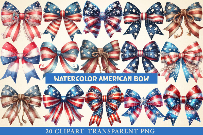 American Bow Clipart - CraftNest - Digital Crafting and Art
