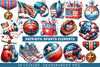 Patriotic Sports Elements Clipart