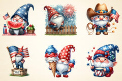 American Gnome Clipart - CraftNest - Digital Crafting and Art