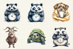 Quirky Frazzled Animals Clipart Bundle - CraftNest - Digital Crafting and Art