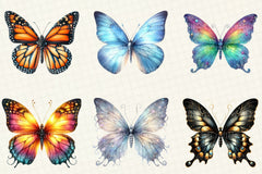 Butterfly Sublimation Clipart Bundle - CraftNest - Digital Crafting and Art