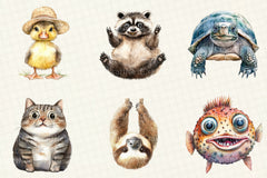 Nursery Prints Dumb Looking Animals Clipart Bundle - CraftNest - Digital Crafting and Art