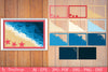 Ocean Shadow Box SVG Bundle for Cricut