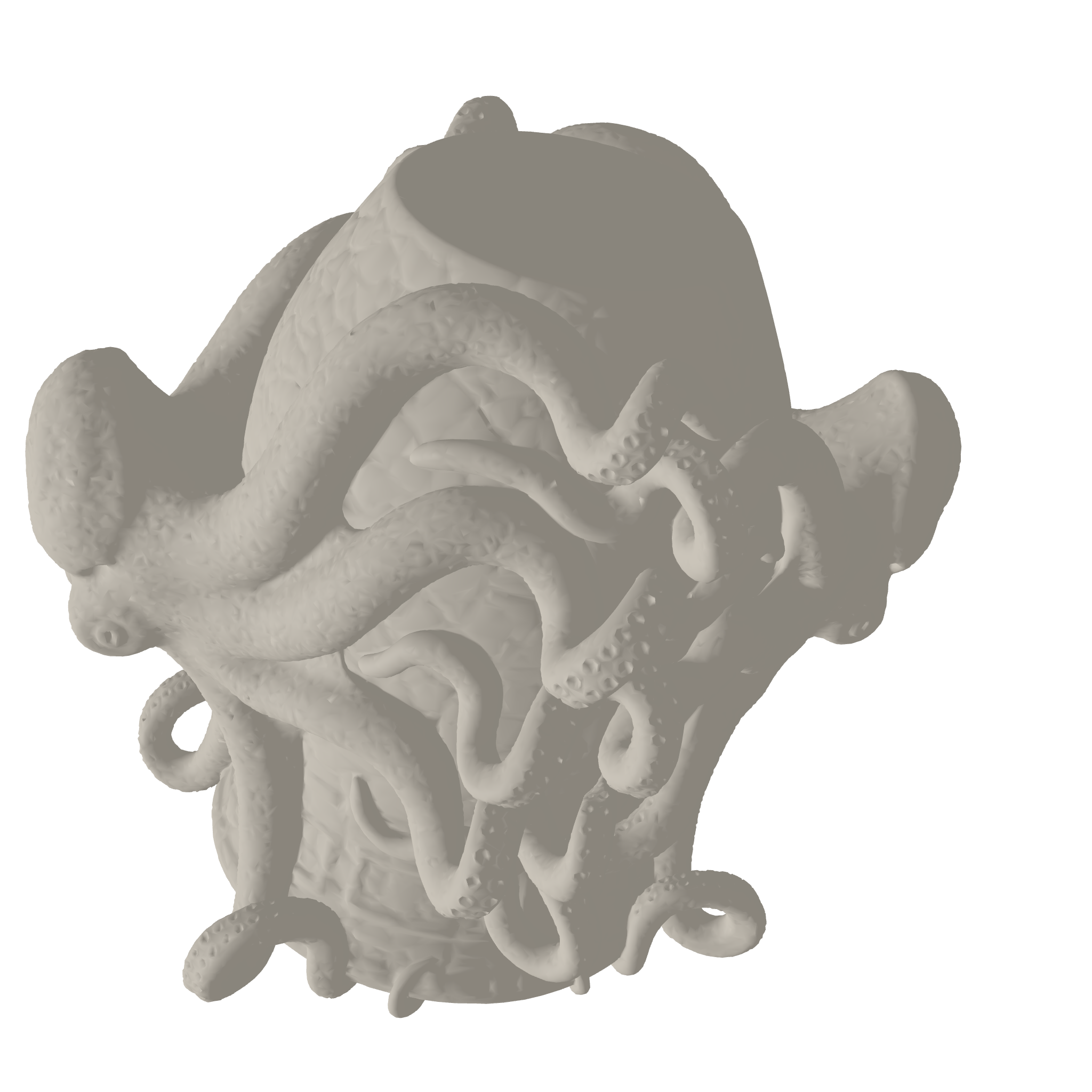Octopus Vase 3D Print STL File