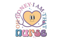 Oh Honey I Am That Nurse SVG Bundle - CraftNest - Digital Crafting and Art
