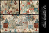 Old Christmas Paper Collage