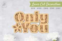 Only You 3D Lasercut Decoration Clipart Bundle - CraftNest - Digital Crafting and Art