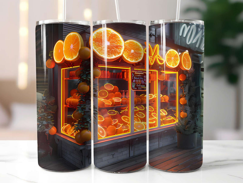 Orange 1 Tumbler Wrap - CraftNest - Digital Crafting and Art