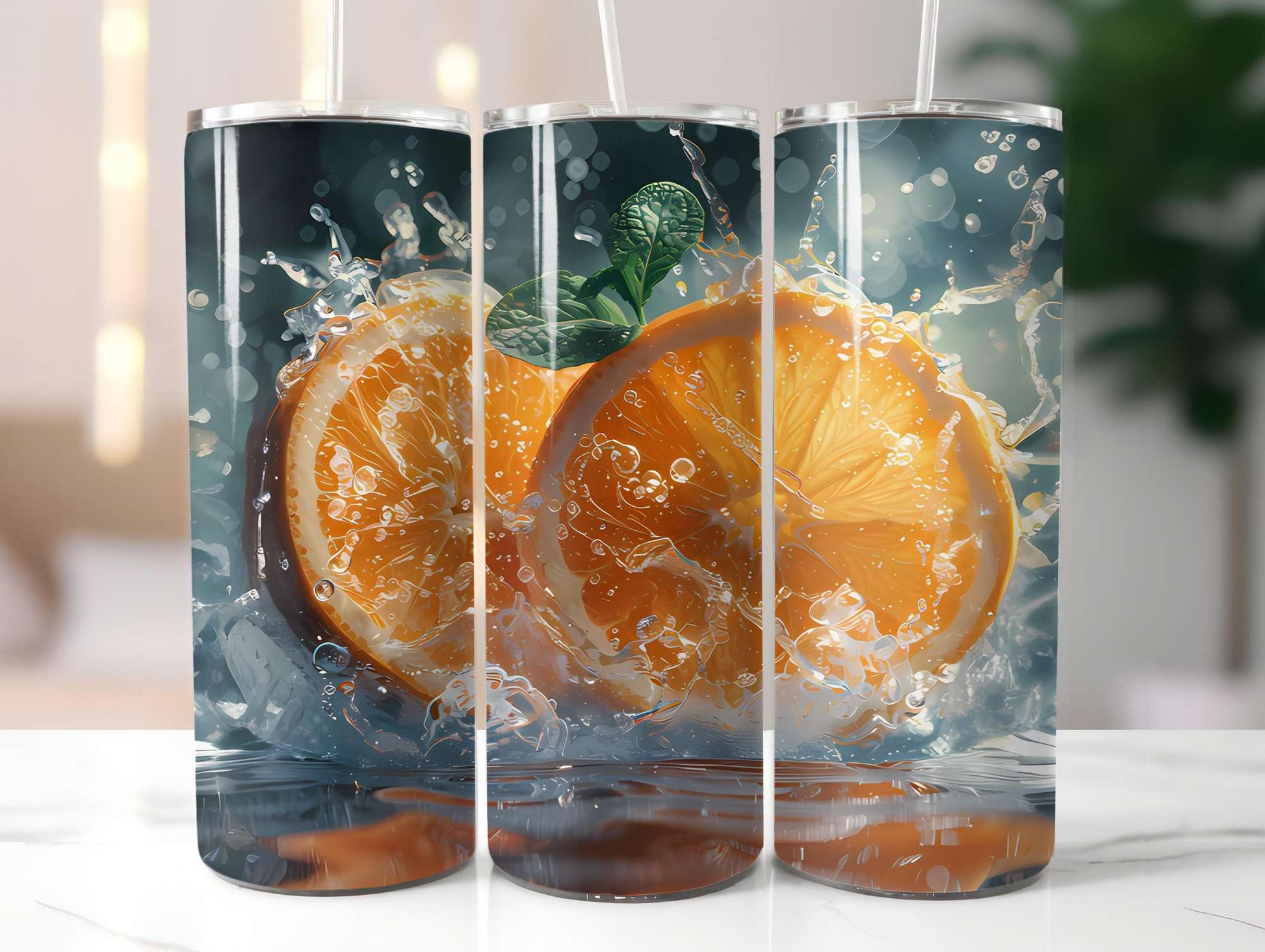 Orange 4 Tumbler Wrap - CraftNest - Digital Crafting and Art