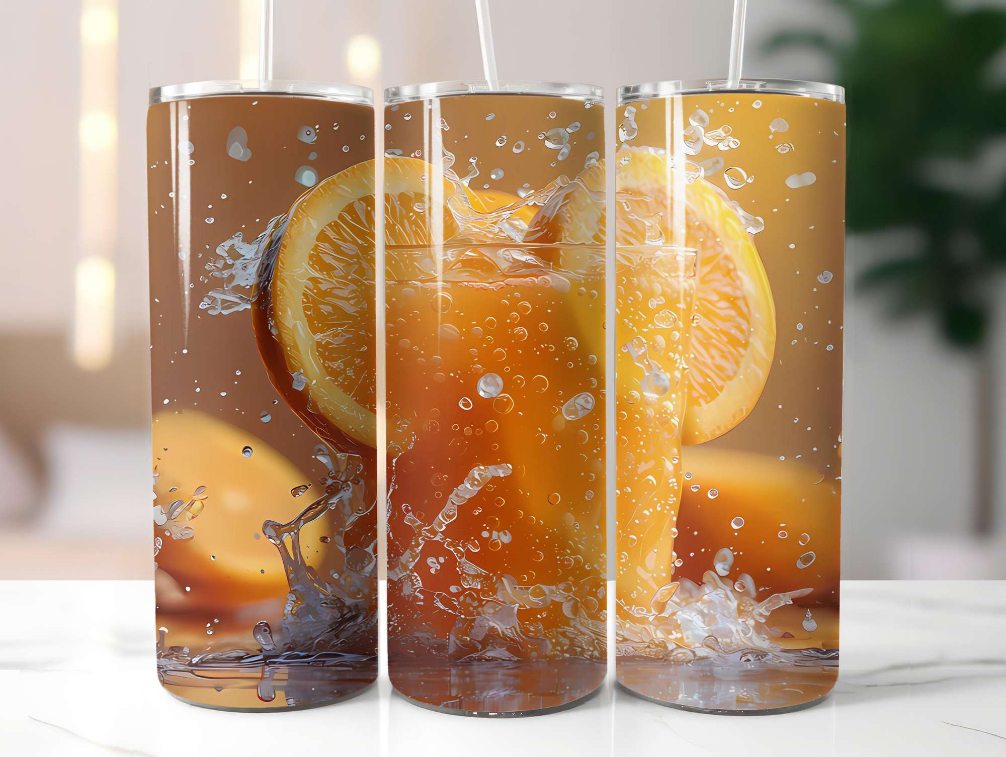 Orange 1 Tumbler Wrap - CraftNest - Digital Crafting and Art