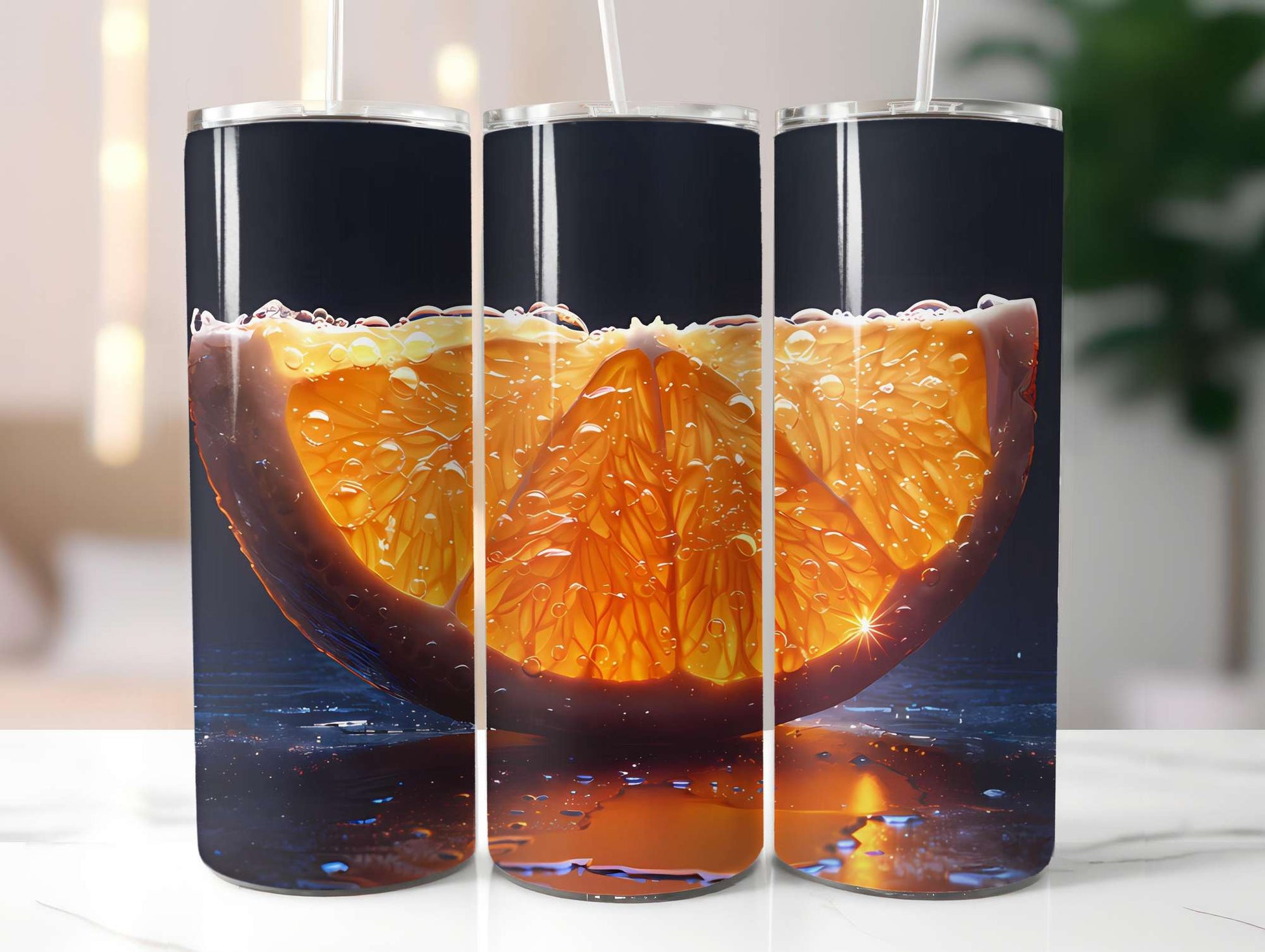 Orange 5 Tumbler Wrap - CraftNest - Digital Crafting and Art