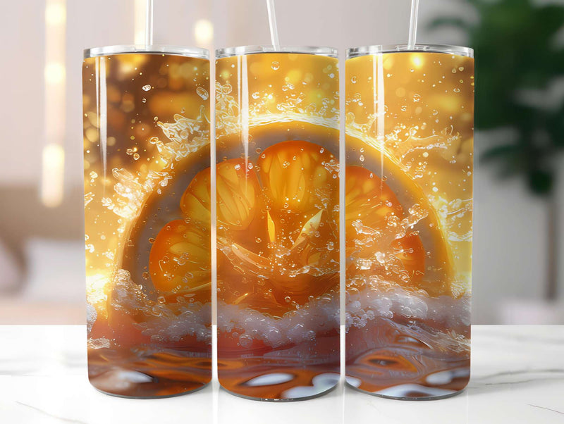 Orange 4 Tumbler Wrap - CraftNest - Digital Crafting and Art