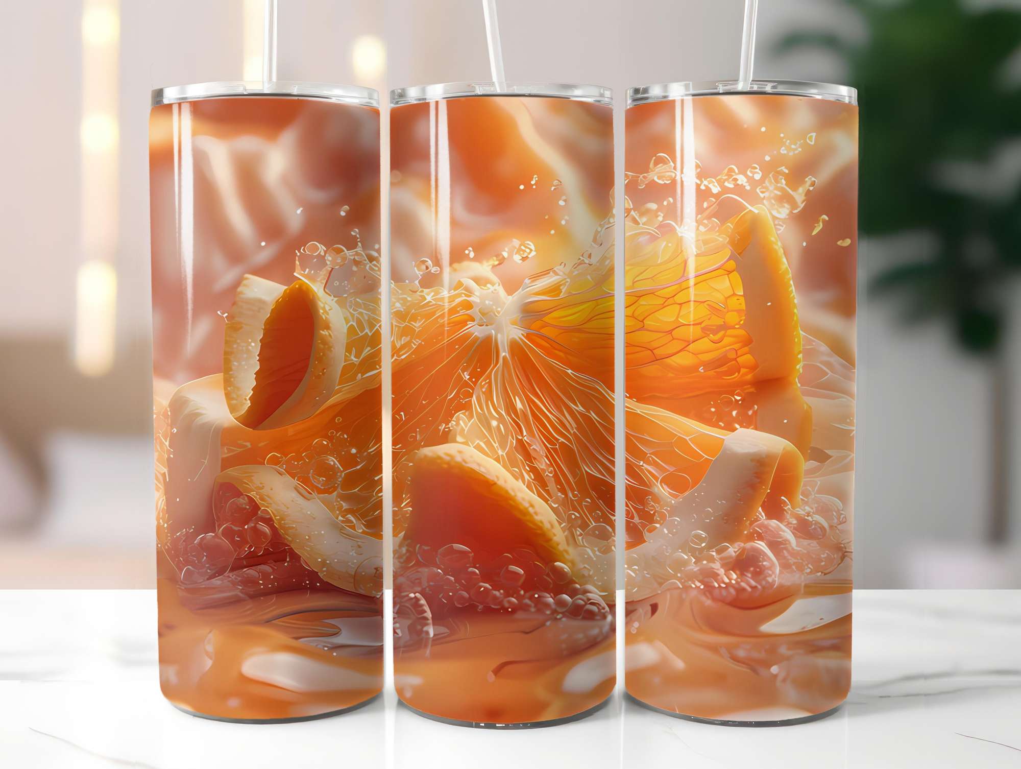 Orange 1 Tumbler Wrap - CraftNest - Digital Crafting and Art