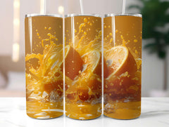 Orange 3 Tumbler Wrap - CraftNest - Digital Crafting and Art