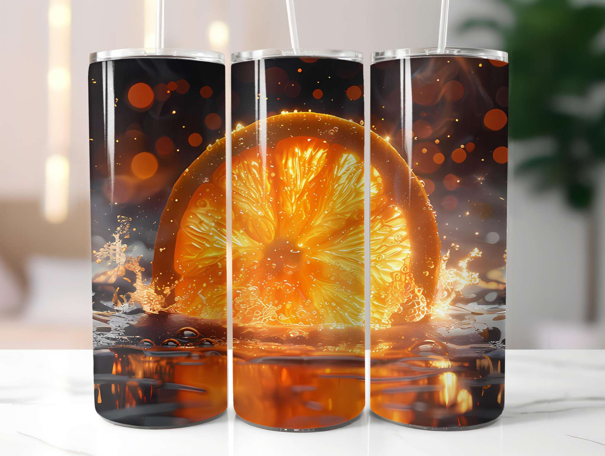 Orange 1 Tumbler Wrap - CraftNest - Digital Crafting and Art