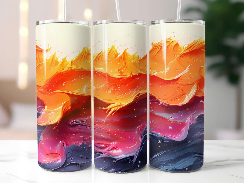 Orange 1 Tumbler Wrap - CraftNest - Digital Crafting and Art