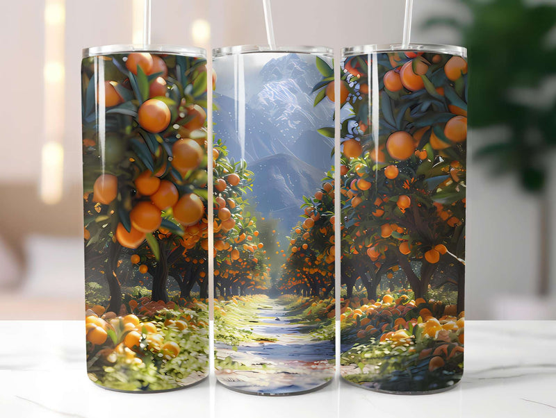 Orange 4 Tumbler Wrap - CraftNest - Digital Crafting and Art