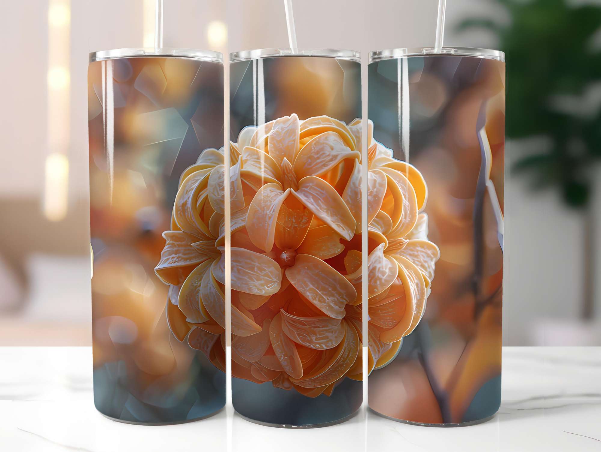 Orange 1 Tumbler Wrap - CraftNest - Digital Crafting and Art