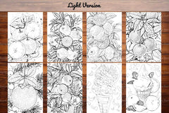 Orange Coloring Books - CraftNest - Digital Crafting and Art