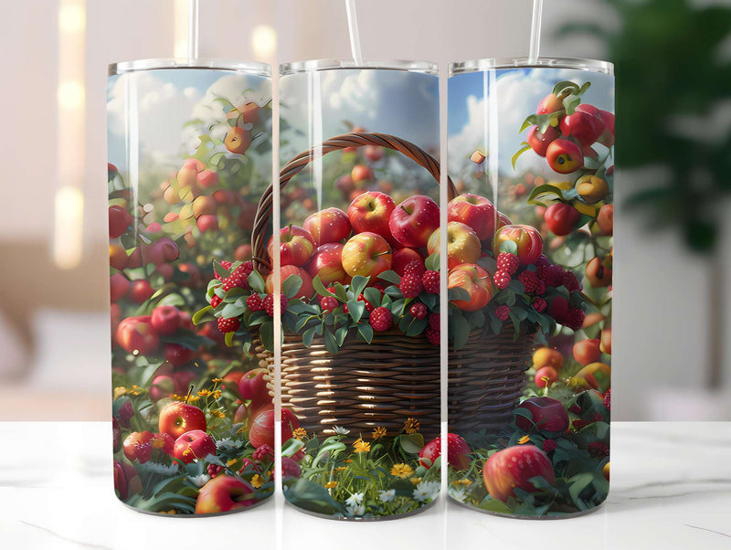 Orchard Harvest 4 Tumbler Wrap - CraftNest - Digital Crafting and Art