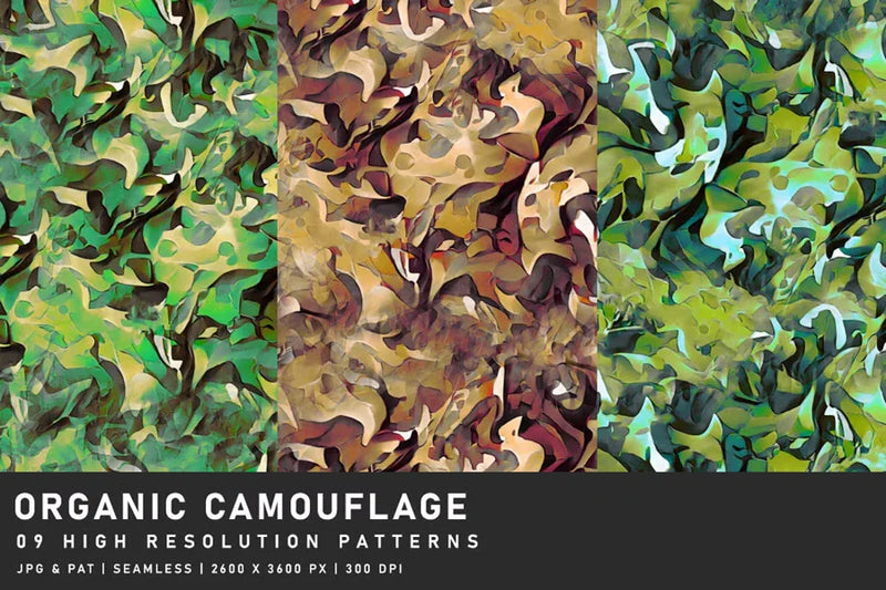Organic Camouflage - CraftNest - Digital Crafting and Art