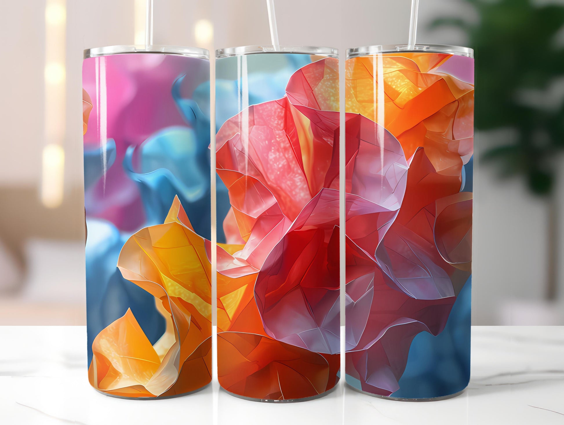 Origami Easter 4 Tumbler Wrap - CraftNest