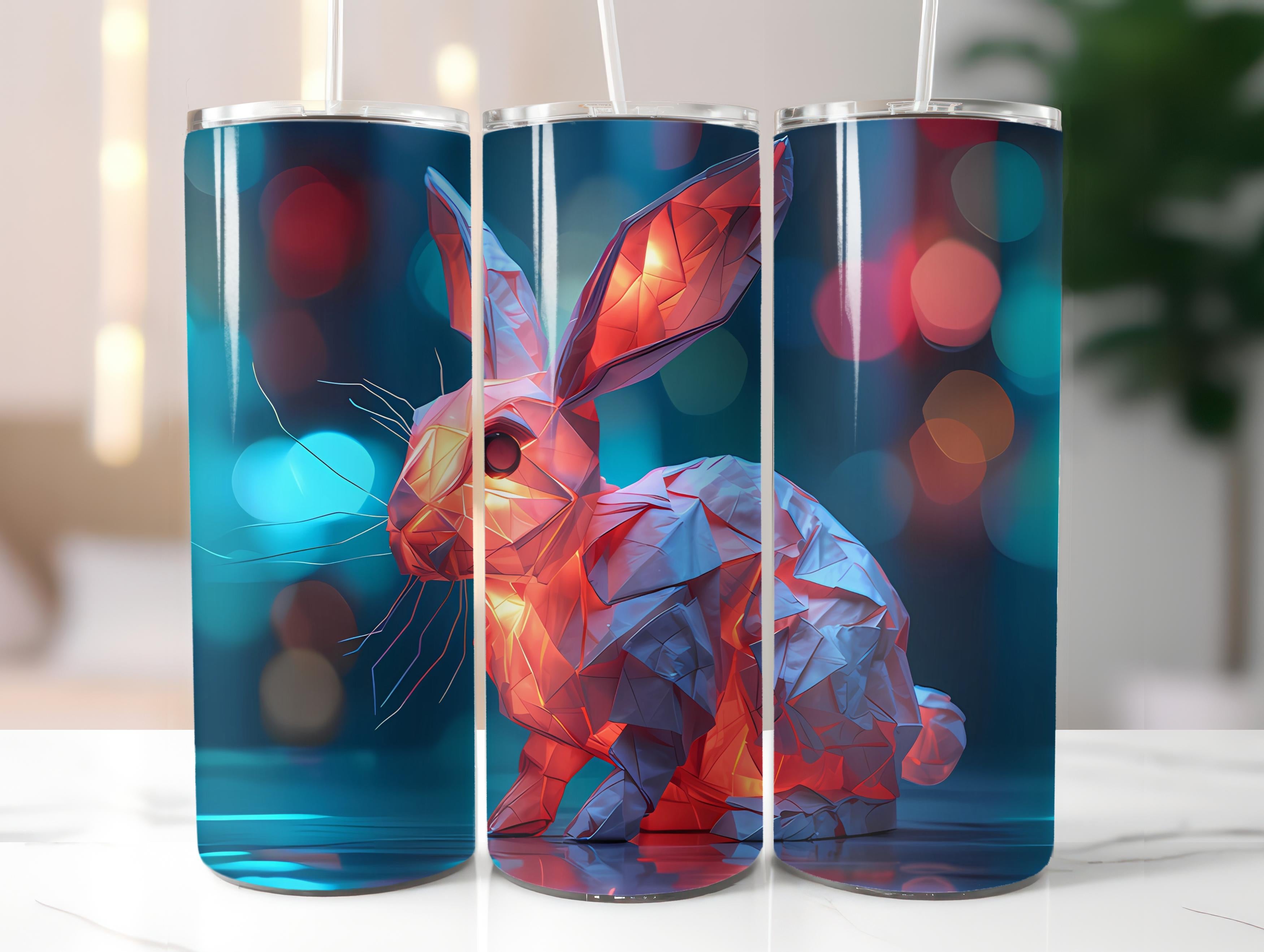 Origami Easter 4 Tumbler Wrap - CraftNest