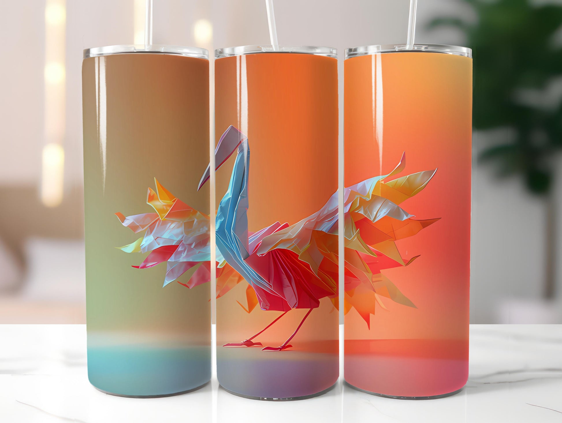 Origami Easter 3 Tumbler Wrap - CraftNest