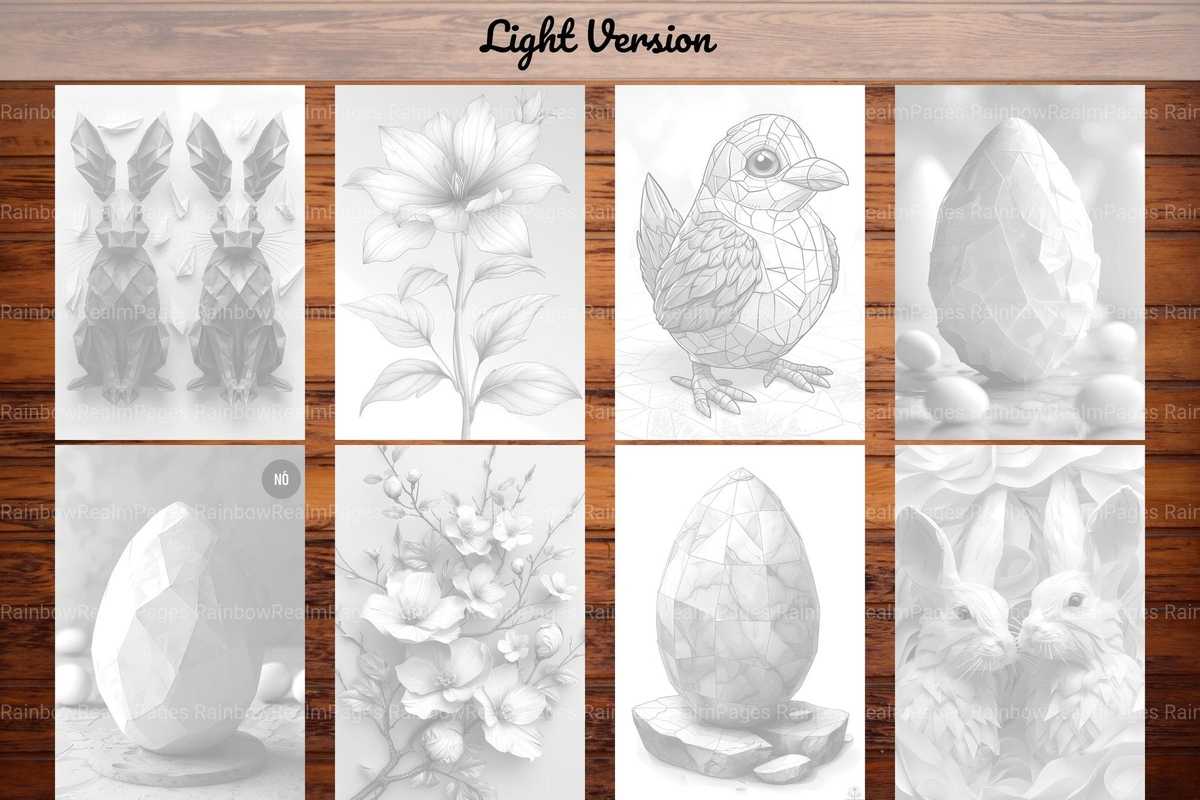 Origami Easter Coloring Books - CraftNest