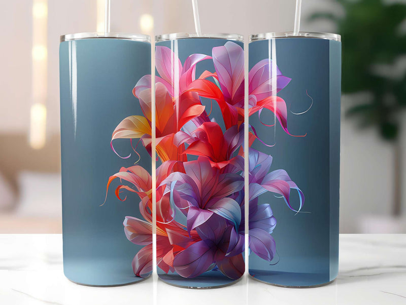 Origami Summer 2 Tumbler Wrap - CraftNest - Digital Crafting and Art