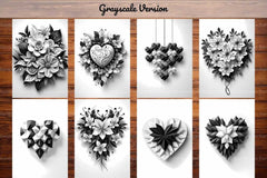 Origami Valentines Day Coloring Books - CraftNest