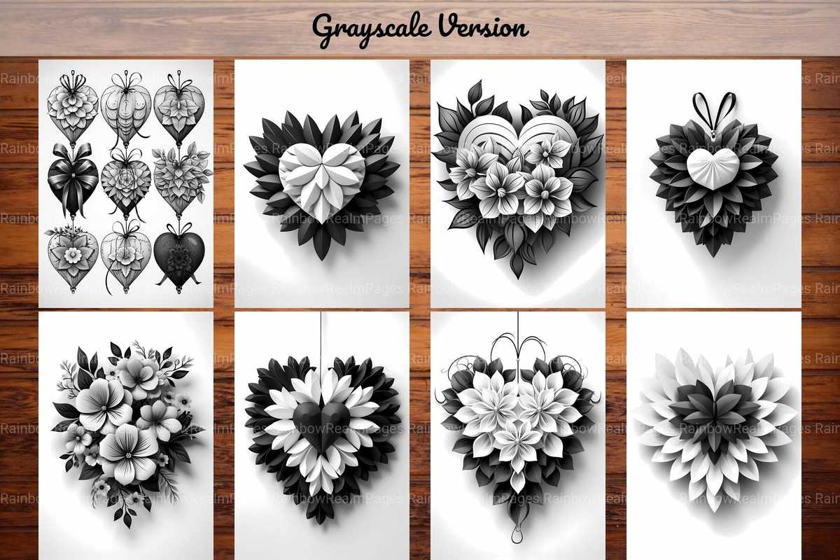 Origami Valentines Day Coloring Books - CraftNest