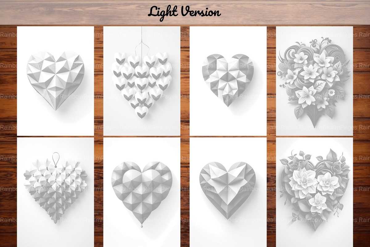 Origami Valentines Day Coloring Books - CraftNest