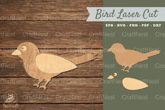 Oriole Bird Laser Cut Decoration Clipart Bundle - CraftNest - Digital Crafting and Art