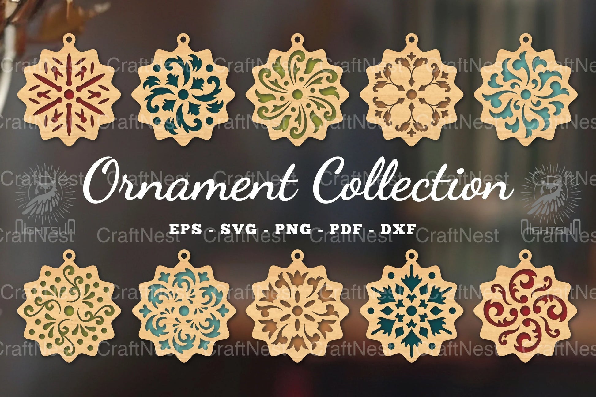 Ornament Collection Clipart Bundle - CraftNest - Digital Crafting and Art