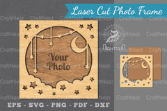 Outer Space Laser Cut Photo Frame Clipart Bundle - CraftNest - Digital Crafting and Art