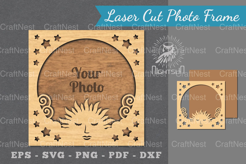 Outer Space Laser Cut Photo Frame Clipart Bundle - CraftNest - Digital Crafting and Art
